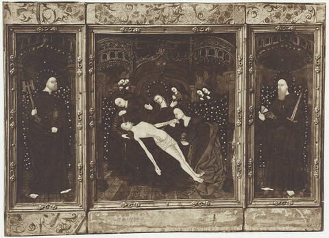 Triptyque : La Vierge de pitié entre Saint Pierre et Saint Paul, image 5/6