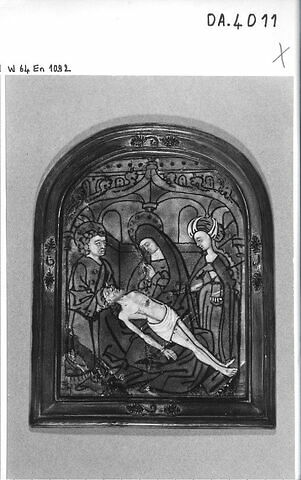 Plaque : Vierge de pitié entre saint Jean et sainte Madeleine, image 6/6