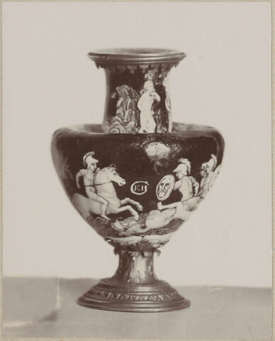 Petit vase : Combat de cavaliers, scènes de la Genèse, image 9/11