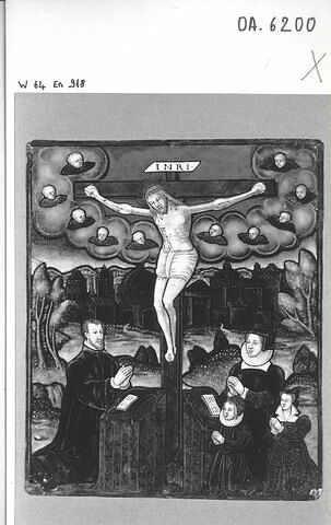 Plaque rectangulaire : La Crucifixion