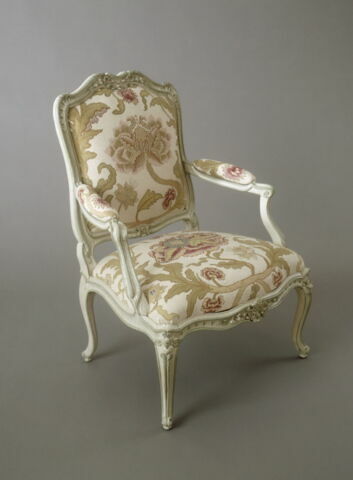 Fauteuil à la Reine du salon de Pékin du château d'Abondant, image 8/8