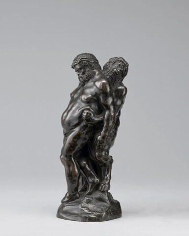 Groupe sculpté : Silène ivre, image 2/7