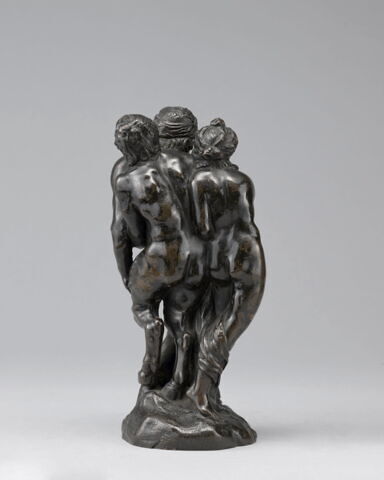 Groupe sculpté : Silène ivre, image 3/7