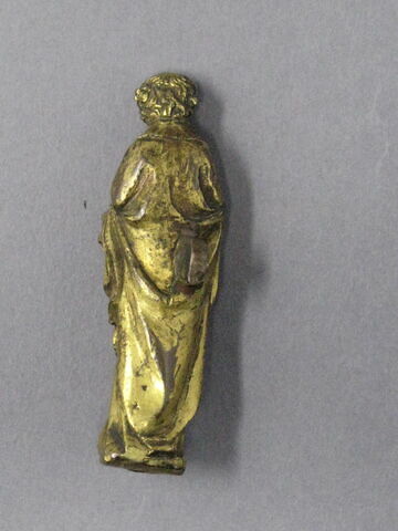 Statuette d'un ensemble de douze provenant d'une châsse : saint Pierre, image 2/4