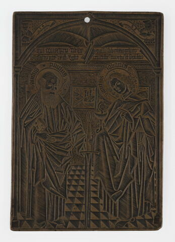 Plaque gravée : saint Jean et saint Paul, image 1/2