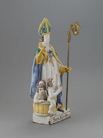 Statuette : saint Nicolas, image 5/5