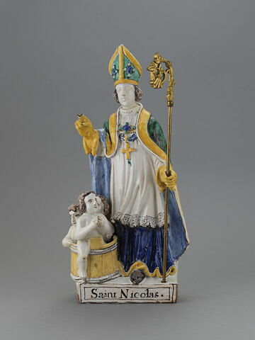 Statuette : saint Nicolas, image 1/5