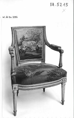 Ancienne garniture du fauteuil OA 5215 : Scènes campagnardes