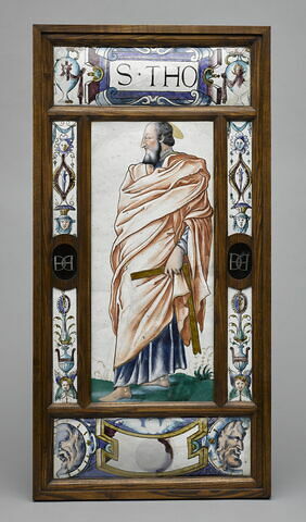 Plaque des Feuillantines : Saint Thomas sous les traits de François Ier