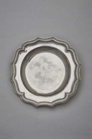 Plat rond d'une paire