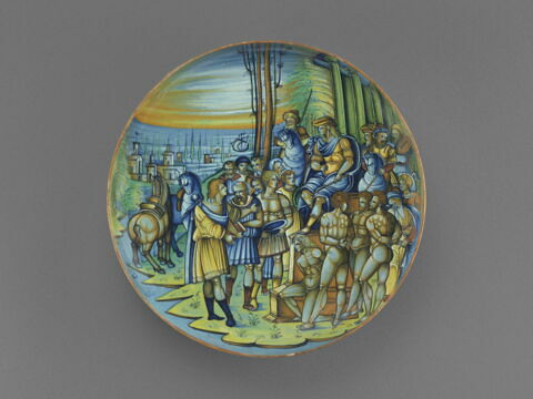 Plat rond : épisode de la vie de Jules César