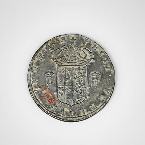 Médaille : bustes affrontés de François II et Marie Stuart, image 2/2