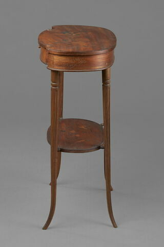 Table rognon plaquée de satiné de style Louis XV, image 3/13