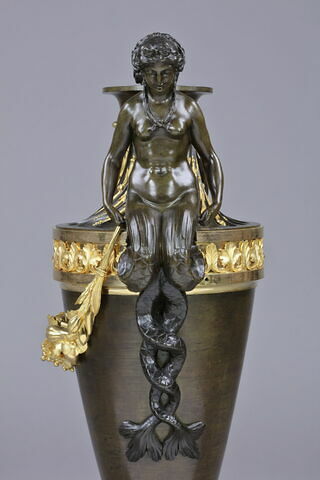 Grand vase en bronze doré et patiné, image 4/6