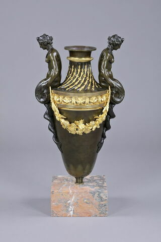 Grand vase en bronze doré et patiné, image 5/6