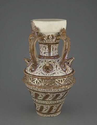 Vase hispano-mauresque à quatre anses, image 3/12