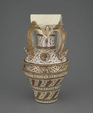 Vase hispano-mauresque à quatre anses, image 2/12