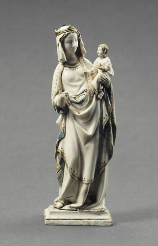 Statuette : Vierge à l'Enfant debout, image 1/6