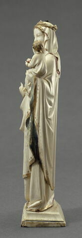 Statuette : Vierge à l'Enfant debout, image 3/6