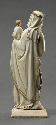 Statuette : Vierge à l'Enfant debout, image 4/6