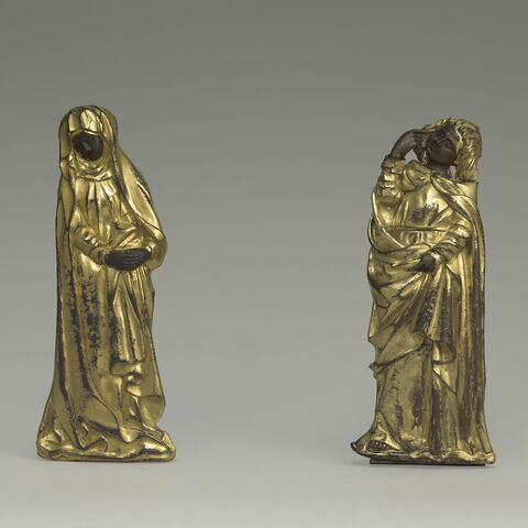 Figure d'applique : saint Jean provenant sans doute d'un tableau de dévotion privée figurant le Calvaire., image 3/4