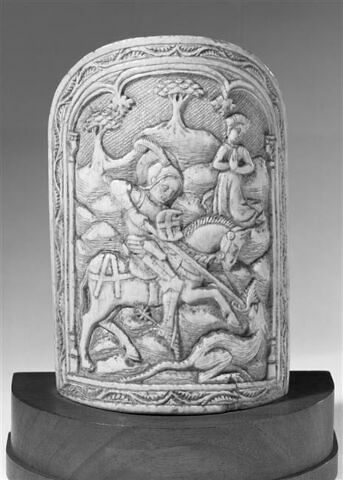 Baiser de Paix : saint Georges délivrant la princesse, image 1/1