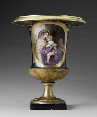 Vase représentant la Vierge à la chaise, d'après Raphaël, image 4/4