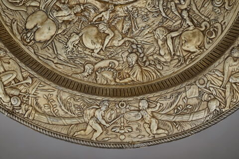 Grand plat aux armes des Gondi, image 4/13