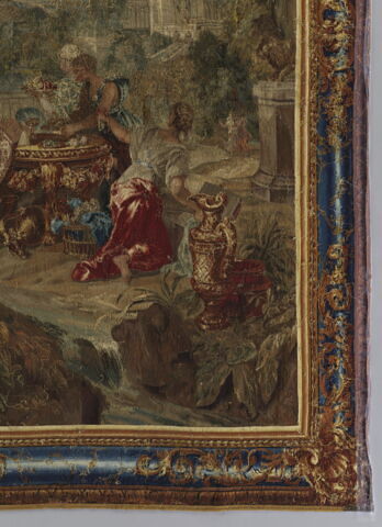 Zéphyr emporte Psyché dans un palais enchanté, de la tenture de l'Histoire de Psyché, image 3/14