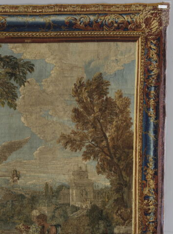 Zéphyr emporte Psyché dans un palais enchanté, de la tenture de l'Histoire de Psyché, image 7/14