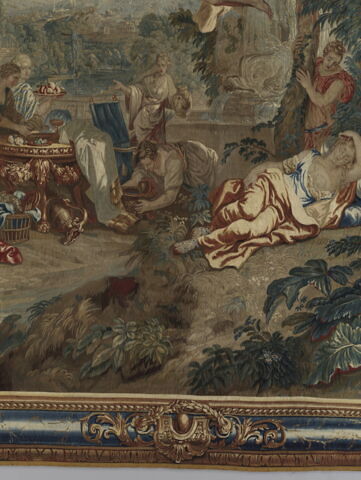 Zéphyr emporte Psyché dans un palais enchanté, de la tenture de l'Histoire de Psyché, image 10/14