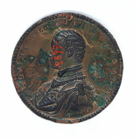 Médaille : François II de Médicis, (1541-1587), duc de Toscane., image 2/2