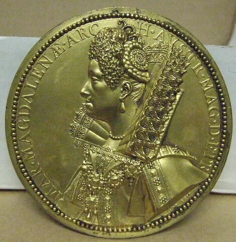 Médaille : Marie Madeleine d'Autriche, grande duchesse de Toscane (1587-1629)
