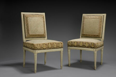 Chaise, d'un ensemble de six chaises et deux bergères d'un salon du château de Madame Elisabeth à Montreuil (OA 9972 à OA 9979), image 2/7