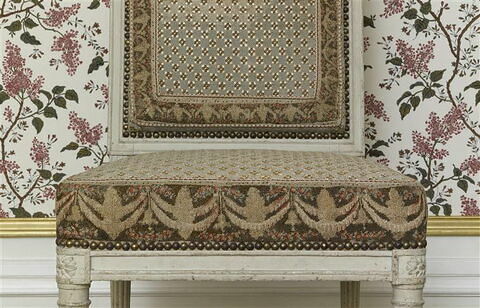 Chaise, d'un ensemble de six chaises et deux bergères d'un salon du château de Madame Elisabeth à Montreuil (OA 9972 à OA 9979), image 7/7