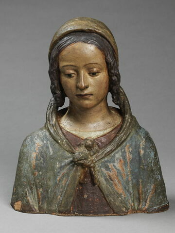 Buste de la Vierge à la manière des Della Robbia