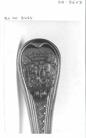 Couvert et couteau à dessert aux armes de Victor-Amédée, roi de Sardaigne, et de Maria-Antonia d'Espagne, image 10/11