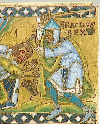 Plaque d'une croix : Chérubin, Héraclius et Chosroès, image 2/2