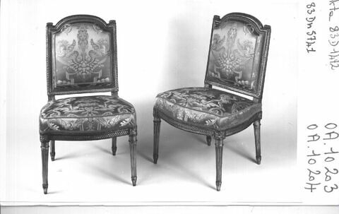 Chaise à la reine, d'une paire (avec OA 10204), image 4/4