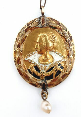Pendentif : Gustave Adolphe de Suède / Marie Eléonore de Brandebourg, image 2/2