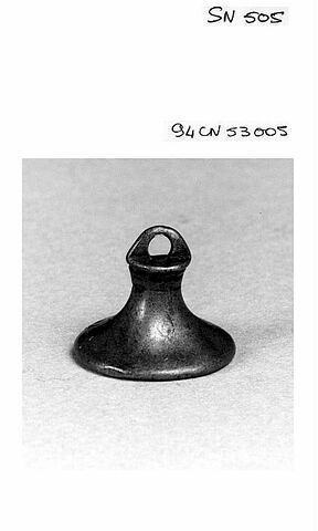 Matrice de sceau de forme ronde avec son épreuve en cire rouge : Jean de Jeurre, image 6/7