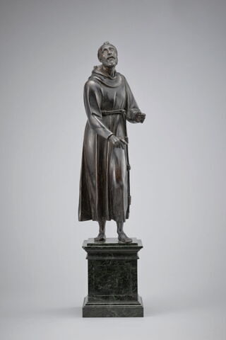 Statuette : saint François d'Assise, image 3/6
