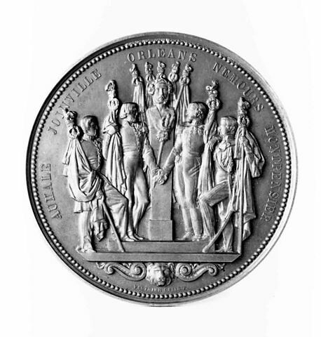 Médaille : Campagnes des fils de Louis-Philippe, cliché de droit