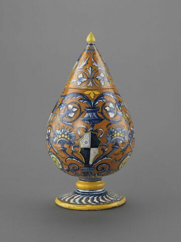 Vase : Armes des Manfredi, seigneurs de Faenza, image 1/14