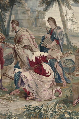 Le Triomphe de Minerve ou L'Abondance et la Paix récompensant les Arts, de la tenture du Triomphe des dieux, image 14/22