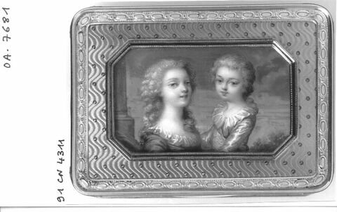 Tabatière : portraits de la famille royale, image 5/10