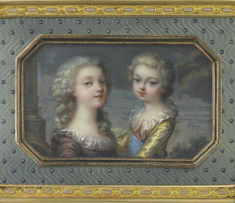 Tabatière : portraits de la famille royale, image 2/10