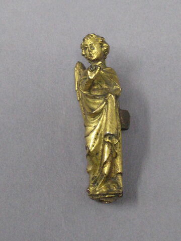 Statuette d'un ensemble de douze provenant d'une châsse : Ange de l'Annonciation.