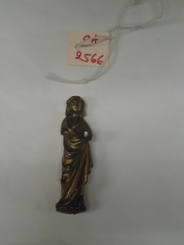 Statuette d'un ensemble de douze provenant d'une châsse : Vierge d'Annonciation, image 3/4