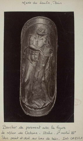 Bouclier de parement : Milon de Crotone, image 1/1